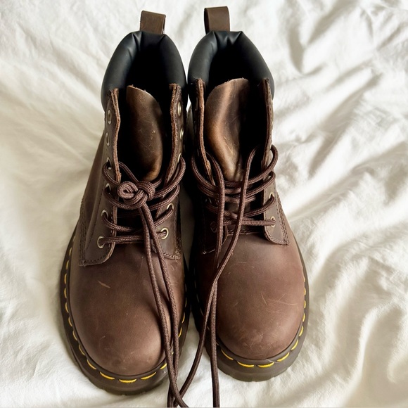 Dr. Martens 939 Ben Boots Unisex Lace Up Leather Dark Brown Men\'s 7 Women\'s 8 main image 13
